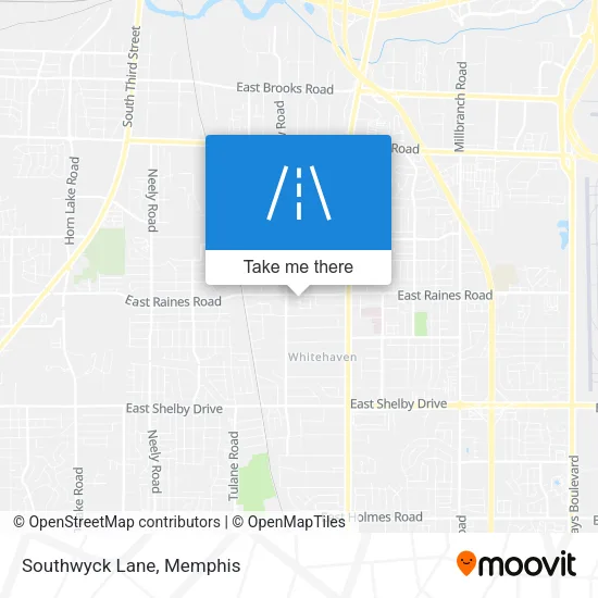 Southwyck Lane map