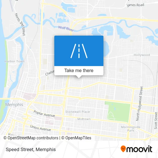Speed Street map