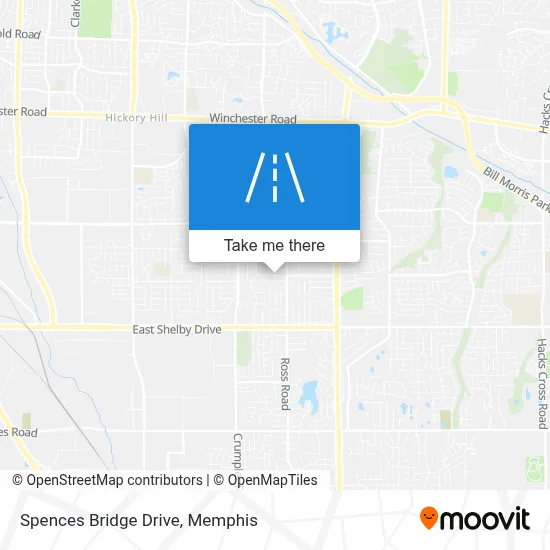 Spences Bridge Drive map