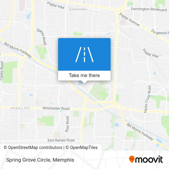 Spring Grove Circle map