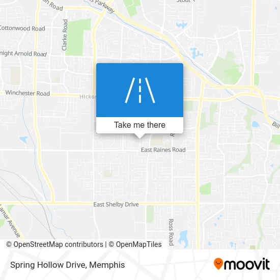 Spring Hollow Drive map