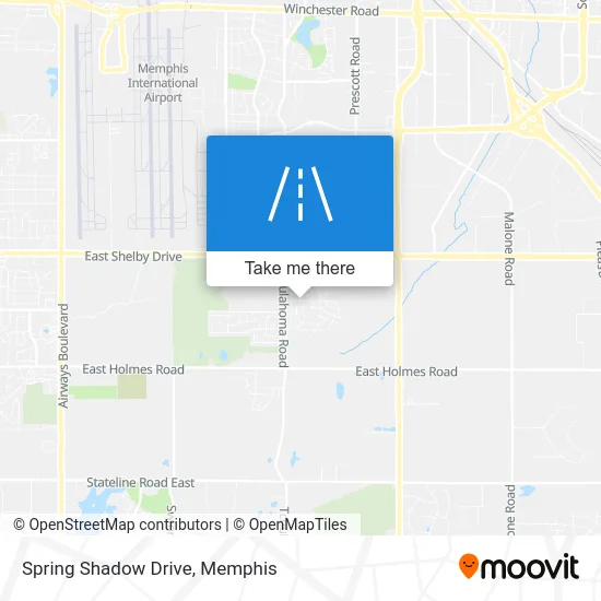 Spring Shadow Drive map