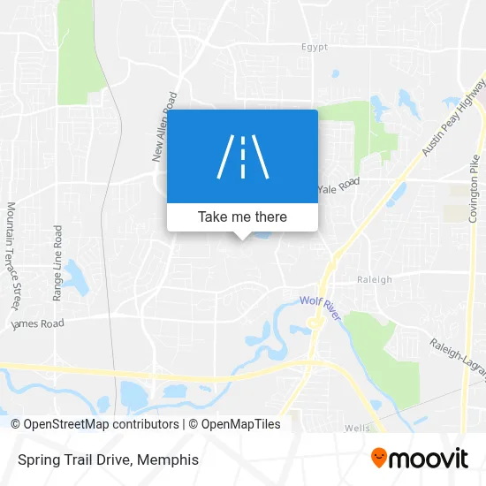 Spring Trail Drive map