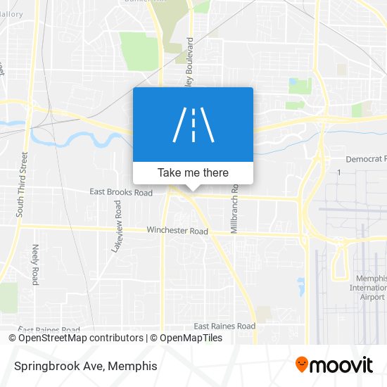 Mapa de Springbrook Ave