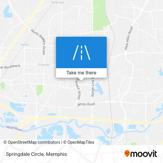 Mapa de Springdale Circle