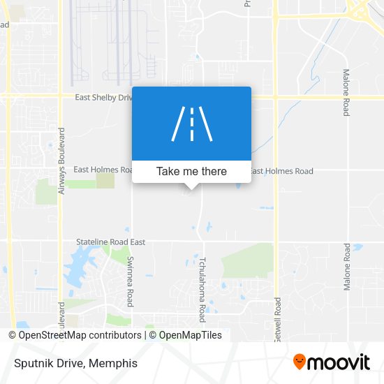 Mapa de Sputnik Drive