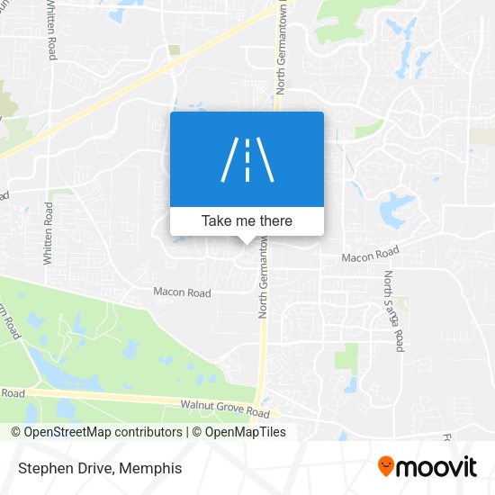 Mapa de Stephen Drive