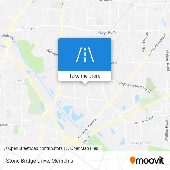 Stone Bridge Drive map