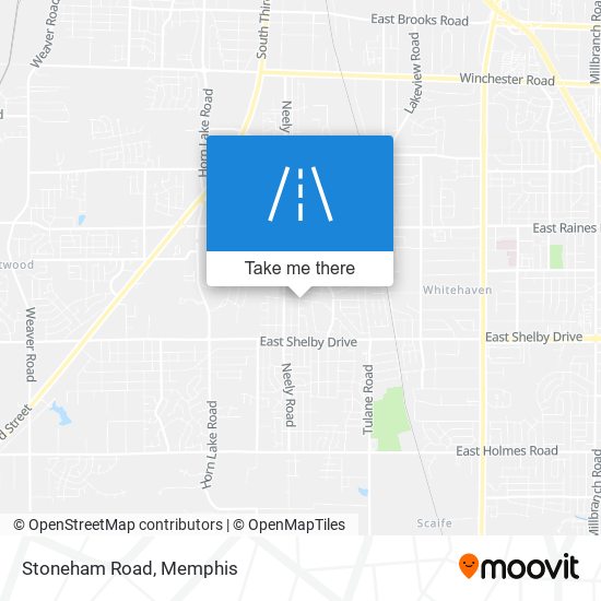 Stoneham Road map