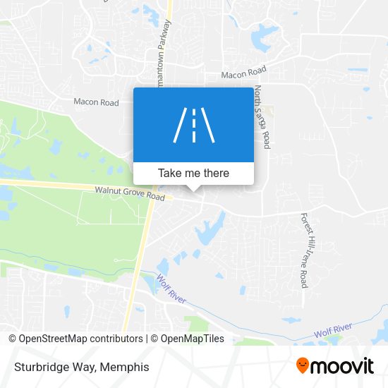 Mapa de Sturbridge Way