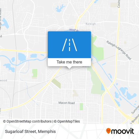 Sugarloaf Street map