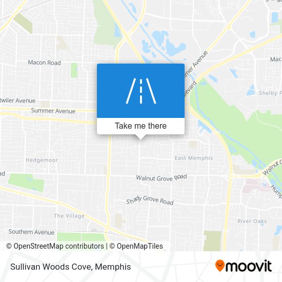 Sullivan Woods Cove map