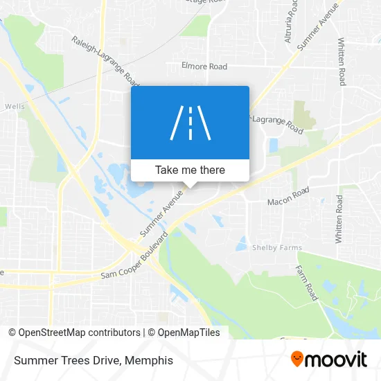 Summer Trees Drive map