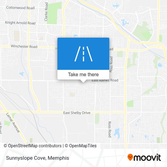 Sunnyslope Cove map