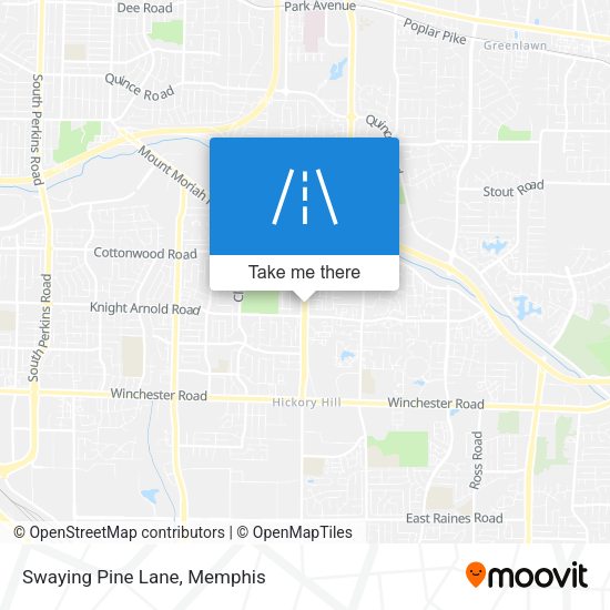 Mapa de Swaying Pine Lane