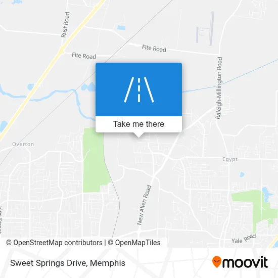 Sweet Springs Drive map