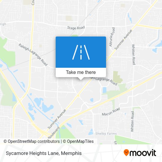 Mapa de Sycamore Heights Lane