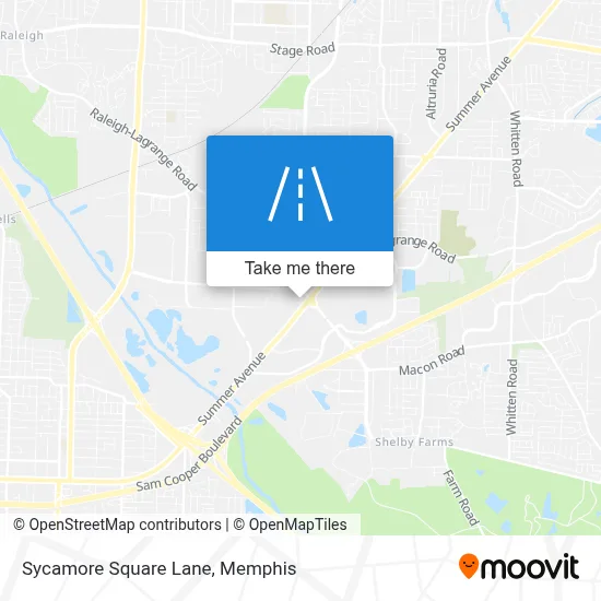 Sycamore Square Lane map