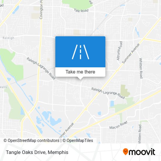 Mapa de Tangle Oaks Drive