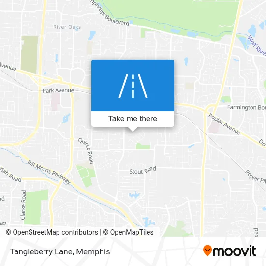 Tangleberry Lane map