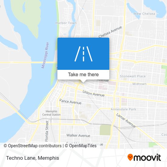 Mapa de Techno Lane