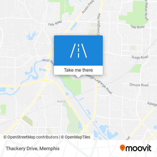 Thackery Drive map