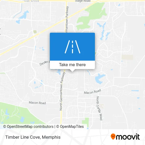 Timber Line Cove map