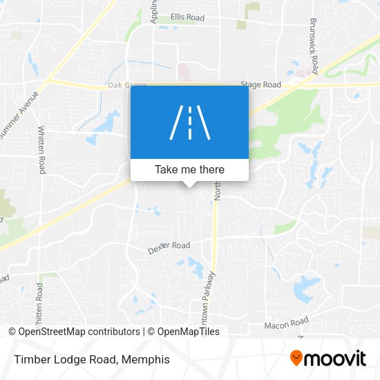 Timber Lodge Road map