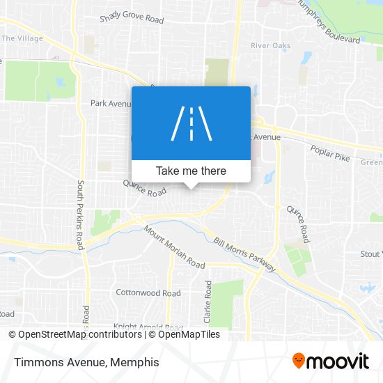 Mapa de Timmons Avenue