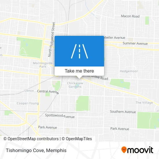 Mapa de Tishomingo Cove