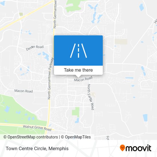 Town Centre Circle map