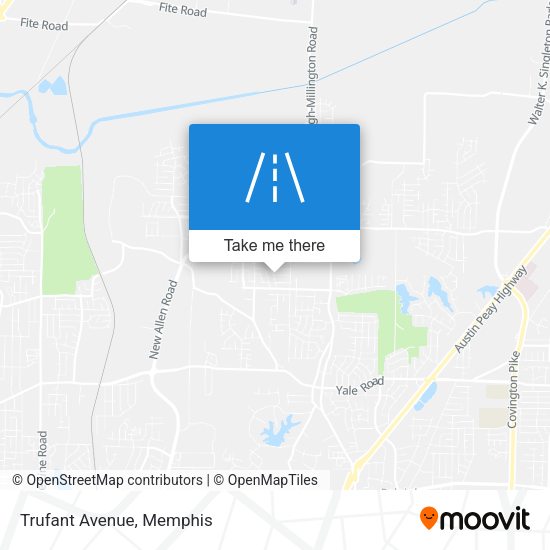 Mapa de Trufant Avenue