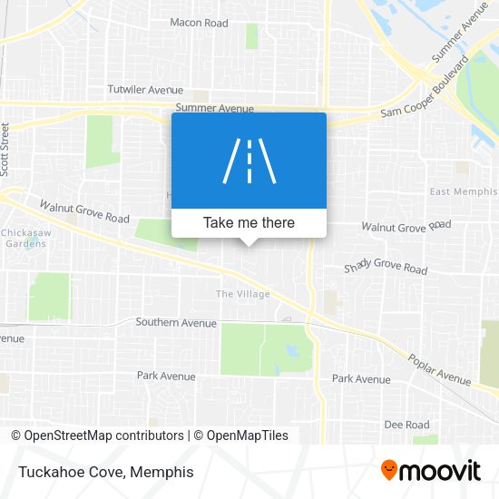 Mapa de Tuckahoe Cove
