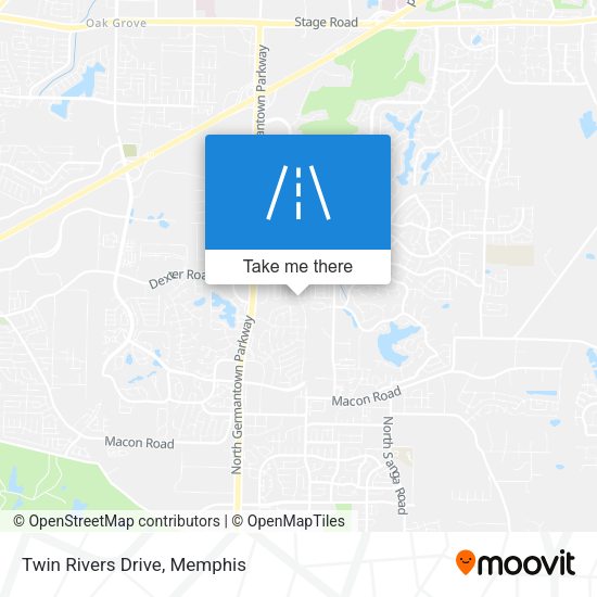 Mapa de Twin Rivers Drive