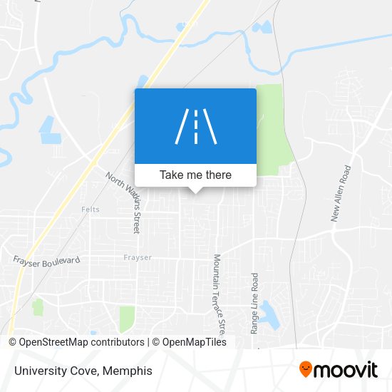 Mapa de University Cove