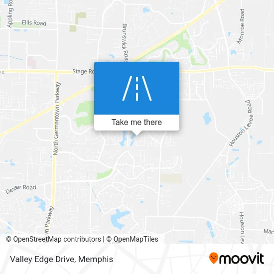 Valley Edge Drive map