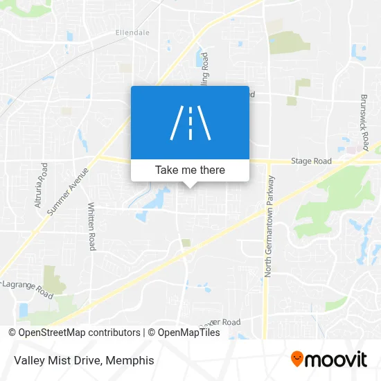 Valley Mist Drive map