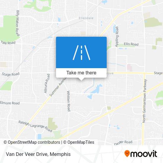 Van Der Veer Drive map