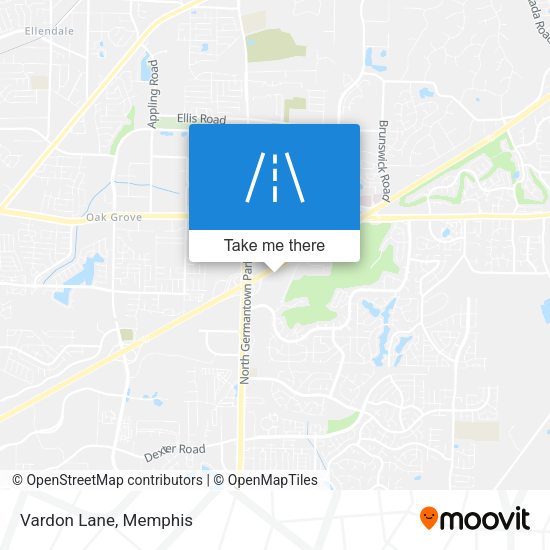Mapa de Vardon Lane