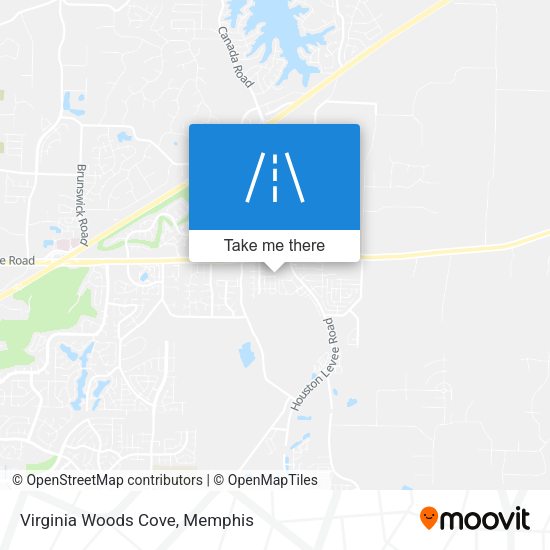Virginia Woods Cove map
