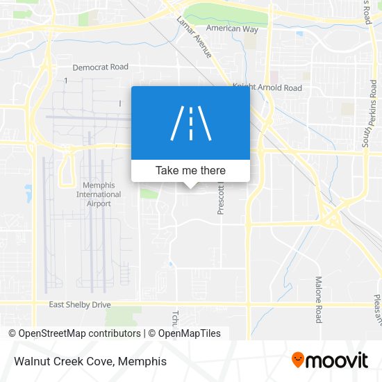 Mapa de Walnut Creek Cove