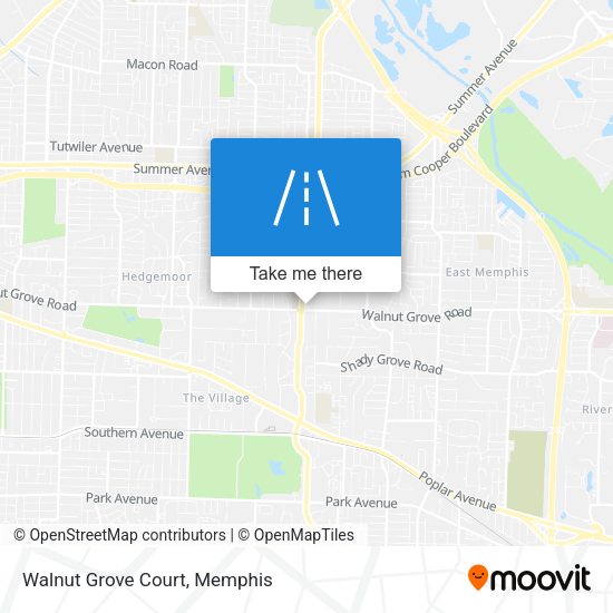 Mapa de Walnut Grove Court