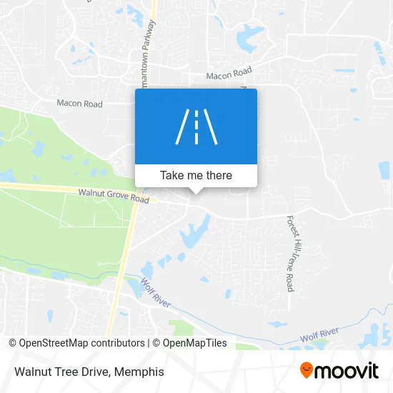 Walnut Tree Drive map