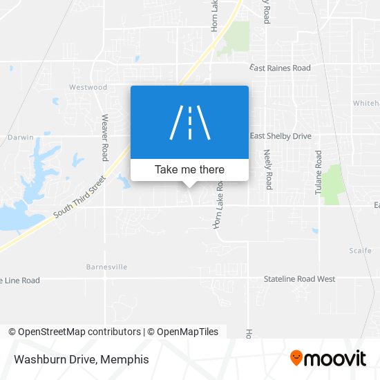 Washburn Drive map