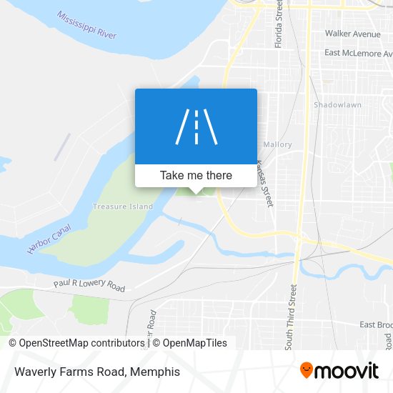 Waverly Farms Road map