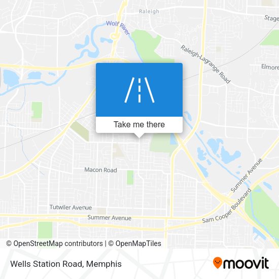 Mapa de Wells Station Road