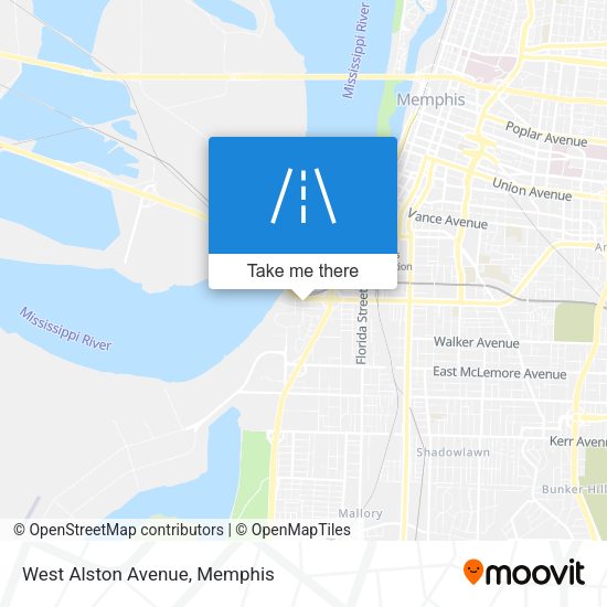 Mapa de West Alston Avenue