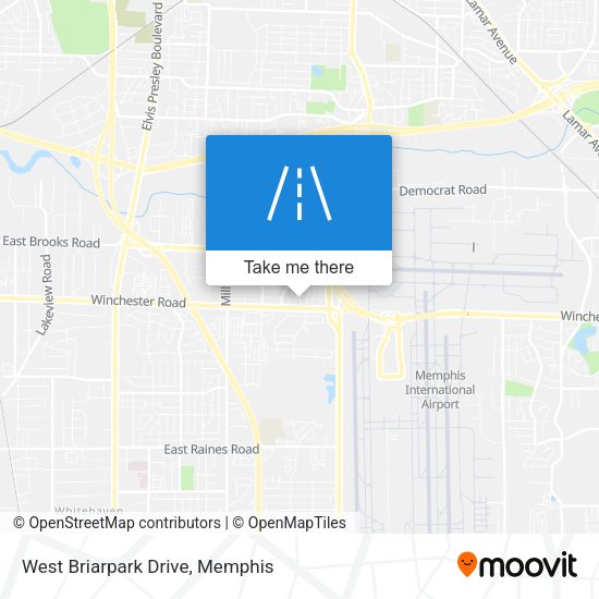 Mapa de West Briarpark Drive