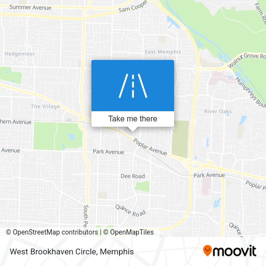 West Brookhaven Circle map