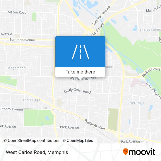 Mapa de West Carlos Road